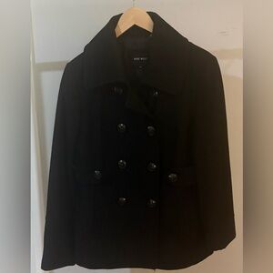 Nine West Black Pea Coat